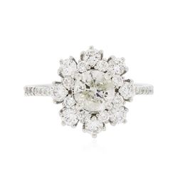 14KT White Gold 1.69 ctw Diamond Ring