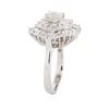 Image 3 : 14KT White Gold 2.83 ctw Diamond Ballerina Ring