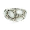 Image 1 : 14KT White Gold 2.24 ctw Moonstone and Diamond Ring