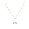 Image 2 : 18KT Yellow Gold 0.25 ctw Diamond Pendant With Chain