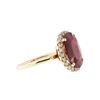 Image 2 : 14KT Yellow Gold 5.83 ctw Ruby and Diamond Ring