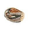 Image 2 : 14KT Two-Tone Gold 1.70 ctw Diamond Ring