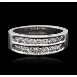 14KT White Gold 1.03 ctw Diamond Ring