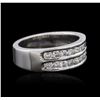 Image 2 : 14KT White Gold 1.03 ctw Diamond Ring