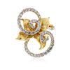 Image 1 : 18KT Yellow Gold 1.25 ctw Diamond Ring