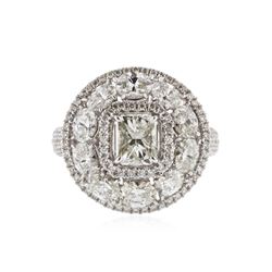 18KT White Gold 3.52 ctw Diamond Ring