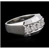 Image 2 : 14KT White Gold 1.06 ctw Diamond Ring