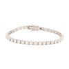 14KT White Gold 7.60 ctw Diamond Tennis Bracelet