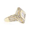 Image 2 : 14KT Yellow Gold 1.85 ctw Diamond Ring