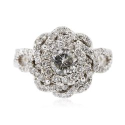 14KT White Gold 1.37 ctw Diamond Ring