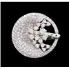 Image 1 : 14KT White Gold 1.71 ctw Diamond Ring