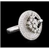 Image 2 : 14KT White Gold 1.71 ctw Diamond Ring