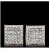 Image 1 : 14KT White Gold 2.19 ctw Diamond Earrings