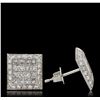 Image 2 : 14KT White Gold 2.19 ctw Diamond Earrings