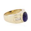 Image 2 : 14KT Yellow Gold 4.50 ctw Sapphire and Diamond Ring