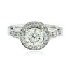 Image 1 : 14KT White Gold 1.60 ctw Diamond Ring