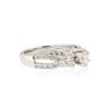 Image 2 : 14KT White Gold 0.98 ctw Diamond Ring