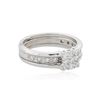 Image 2 : 14KT White Gold 0.50 ctw Diamond Ring