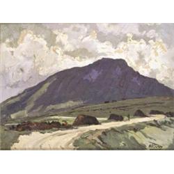 Anne Primrose Jury RUA (1907-1995) SLIEVE MORE, ACHILL ISLAND signed lower right; inscribed...