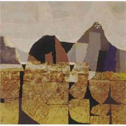 Colin Middleton MBE RHA (1910-1983) MOURNE LANDSCAPE, ROSTREVOR II signed lower right oi...