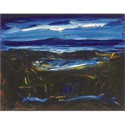 Seán McSweeney HRHA (b.1935) SHORELINE CLOONAGH signed and dated [1990] lower left; signed...