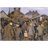 Image 1 : Gladys Maccabe HRUA ROI FRSA (b.1918) AT THE LAMMAS FAIR signed lower right; artist’s label...