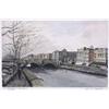 Flora H. Mitchell (1890-1973) O’CONNELL BRIDGE FROM BURGH QUAY, DUBLIN signed lower right;...