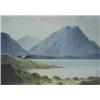 Douglas Alexander (1871-1945) COTTAGE BESIDE A LOCH signed lower left watercolour 38...