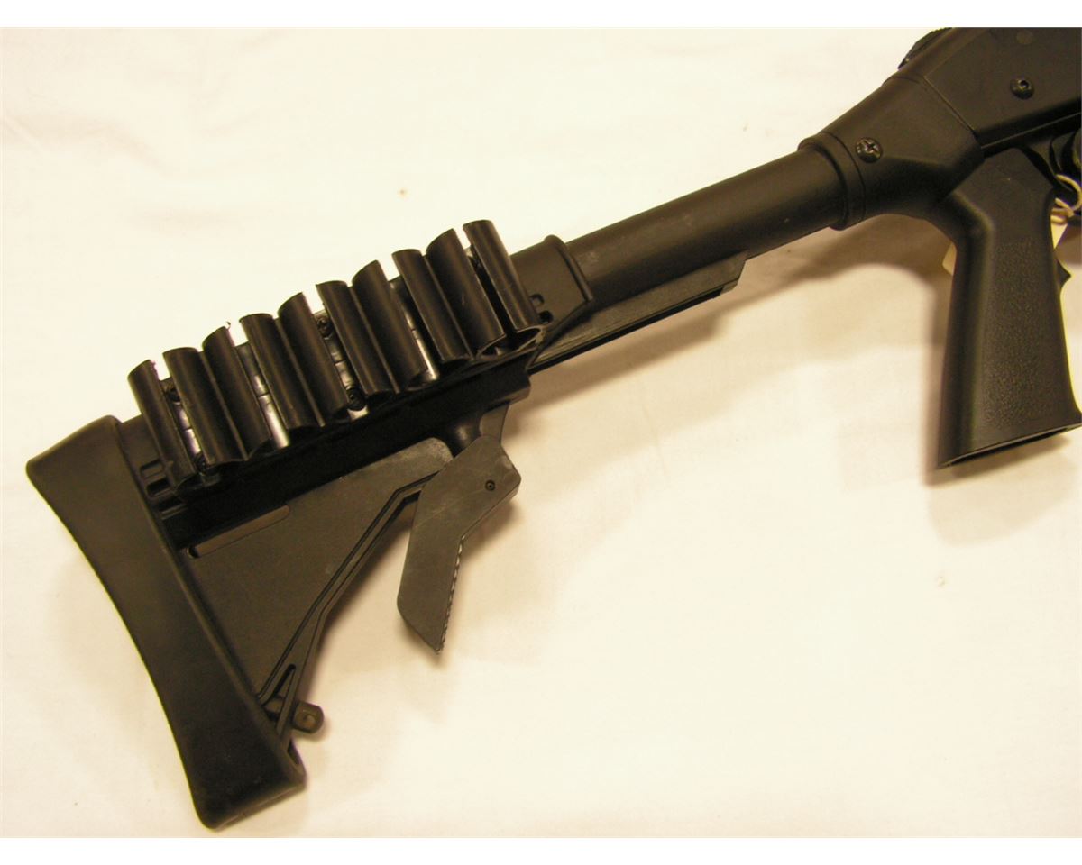 Mossberg 500 Tactical CUSTOM Shotgun (Flashlight, ATI Stock kit, Shell ...