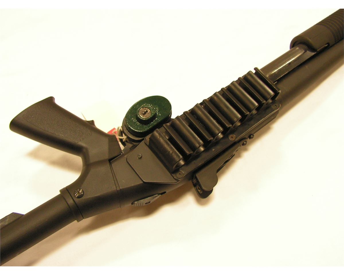 Mossberg 500 Tactical CUSTOM Shotgun (Flashlight, ATI Stock kit, Shell ...