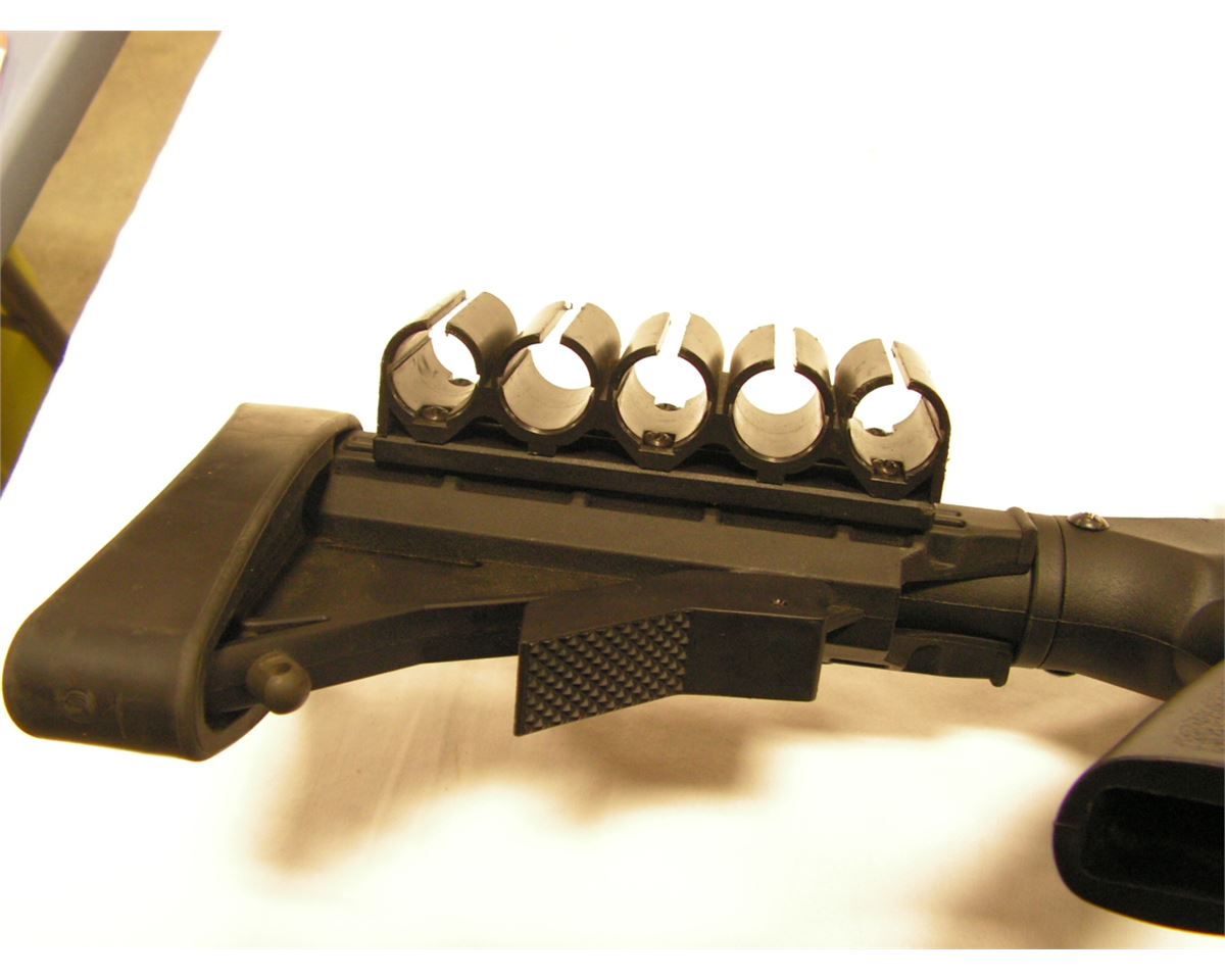 Mossberg 500 Tactical CUSTOM Shotgun (Flashlight, ATI Stock kit, Shell ...