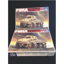 (2x) Model Kits - PUMA Armored Car (German)