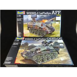(x3) German Armor Model Kits (Revell) Bridge Layer, APC