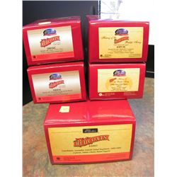 (x5) W. Britain RED COATS (Toy Soldiers) Boxed