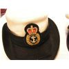 Image 2 : (x2) Canadian Navy Officer Caps (w/ Patches)