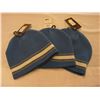 Image 1 : (x3) Blue Stripe Toques (NEW)