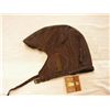 Image 1 : WW2 Style Leather Pilot Helmet (XS/S) NEW - Brown