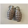 Image 1 : (x2) Metal Dummy Grenades (PINEAPPLE)