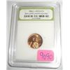 Image 1 : 1958-D *BRILLIANT UNCIRCULATED* LINCOLN PENNY *CERTIFIED BY INB-INTERNATIONAL NUMISMATIC BUREAU* NIC