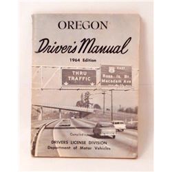 1964 OREGON DRIVERS MANNUAL BOOKLET