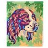 Image 1 : VINTAGE PAINT BY NUMBER SPRINGER SPANIEL PAINTING