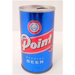 VINTAGE POINT PULL TAB ADVERTISING BEER CAN