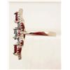 Image 2 : STERLING SILVER TOPAZ RHODOLITE GARNET RING - SIZE 6