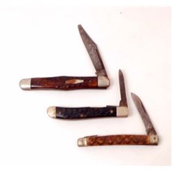 LOT OF 3 VINTAGE POCKET KNIVES