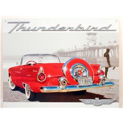 THUNDERBIRD ADVERTISING METAL SIGN
