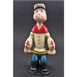 CAST IRON POPEYE THE SAILOR MAN BANK
