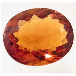 32.47 CT GOLDEN ORANGE BRAZIL CITRINE