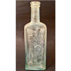 VINTAGE DR. KING'S NEW DISCOVERY FOR CONSUMPTION GLASS BOTTLE - APPROX 8.25"