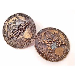 LOT OF 2 VINTAGE BOY SCOUTS BELT BUCKLES