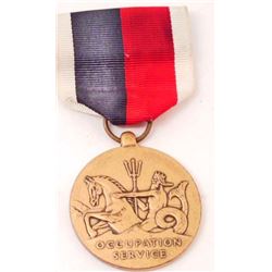 GERMAN OCCUPATION USN MEDAL WITH RIBBON